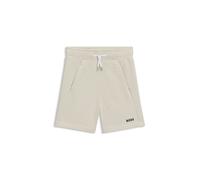 BOSS Short en polaire de coton mélangé à logo imprimé pour enfant - Style J51993/84906A, J51993 Beige clair 126