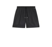BOSS Short en ramie avec cordon torsadé - Style C_Tanjina, 50537924 Noir 42