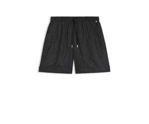 BOSS Short en ramie avec cordon torsadé - Style C_Tanjina, 50537924 Noir 42
