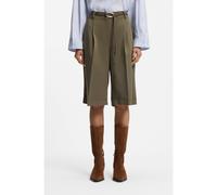 BOSS Short Relaxed avec ceinture à boucle - Style C_Talarina3, 50563132 Vert sombre 46