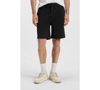 BOSS Short Relaxed en molleton de coton avec badge logoté - Style Sewalk, 50511726 Noir XXXL