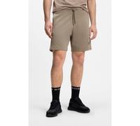 BOSS Short Relaxed en molleton de coton - Style JT_Shorts, 50564105 Brun chiné L