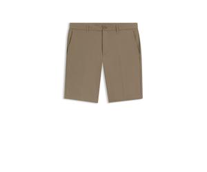 BOSS Short Slim en tissu stretch déperlant - Style S_Commuter_10.5 inch, 50540337 Chaux 48