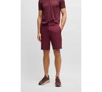 BOSS Short Slim en tissu stretch déperlant - Style S_Commuter_10.5 inch, 50540337 Rouge 58