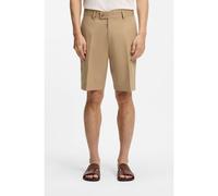 BOSS Short Tapered en coton, soie et stretch - Style L-PeetL-S-252, 50538678 Beige 46