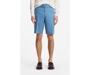 BOSS Short Tapered en coton, soie et stretch - Style L-PeetL-S-252, 50538678 bleu clair 48