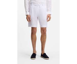 BOSS Short Tapered en lin - Style C-Perin-RDS-S-262, 50567140 Blanc 50