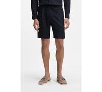 BOSS Short Tapered en lin - Style C-Perin-RDS-S-262, 50567140 Bleu foncé 54
