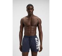 BOSS Shorts de bain à logo imprimé vertical - Style Octopus, 50514502 Bleu foncé S