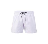 BOSS Short de bain avec rayures emblématiques et logo - Style Iconic, 50491594 Blanc S