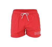 BOSS Shorts de bain 'Mooneye' rouge / blanc, Taille XL
