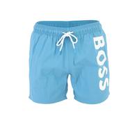 BOSS Shorts de bain 'Octopus' azur / blanc, Taille M
