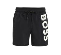 BOSS Shorts de bain 'Octopus' noir / blanc, Taille S