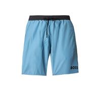 BOSS Shorts de bain 'Starfish' bleu clair / noir, Taille XL
