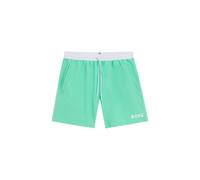 BOSS Shorts de bain 'Starfish' menthe / blanc, Taille M
