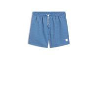 BOSS Short de bain en tissu à séchage rapide avec micro-imprimé - Style Vibe, 50518968 Bleu S