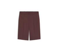 BOSS Short coupe décontractée en lin mélangé - Style Tianala, 50557429 Marron foncé 44