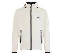 Boss - Sicon Toc Zip SweaT-shirt - Homme - Vestes - Blanc - Taille: 2XL