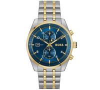 BOSS Skytraveller 1514247 - Homme - 44 mm - Analogique - Quartz - Verre minéral