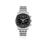 BOSS Skytraveller Pro montre à cadran noir avec verre saphir - Style SKYTRAVELLER, 58858227 Couleur argentée pcs.