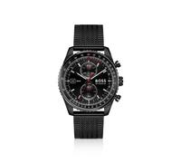 BOSS Skytraveller Pro montre en acier plaqué noir avec verre saphir - Style SKYTRAVELLER, 58858226 Noir pcs.