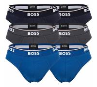 BOSS Slip bleu / gris / blanc, Taille M