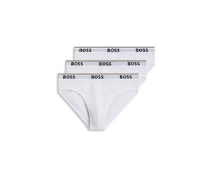BOSS Slip en coton stretch - Style Brief 3P Power, 50475273 Blanc XS