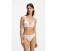 BOSS Slip en dentelle avec détails plissés en mesh - Style BRIEF_BLOSSOM, 50556187 Rose clair L