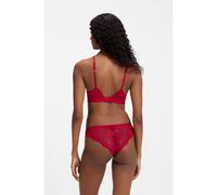 BOSS Slip en dentelle avec détails plissés en mesh - Style BRIEF_BLOSSOM, 50556187 Rouge XL