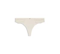 BOSS Slip en dentelle avec tulle plissé et bijou coloris or - Style THONG_BLOSSOM, 50556195 Blanc XL