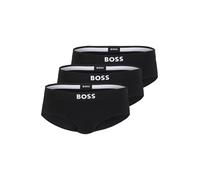 BOSS Slip homme HipBr 3P One - Lot de 3 en jersey coton stretch Noir XL