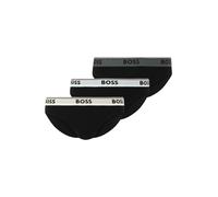 BOSS Slip 'Power' écru / bleu pastel / vert foncé / noir, Taille XXL