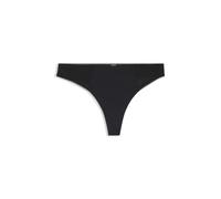 BOSS Slip taille basse en dentelle avec touches d'or - Style THONG_B LACE, 50566686 Noir M