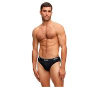 Hugo Boss Slip Brief 3P Power coton stretch Lot de 3 Beige/Noir/Blanc Taille S