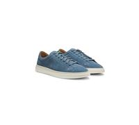 BOSS Baskets en cuir suédé avec logo en relief - Style Kieran_Tenn_wcsd, 50563162 Bleu 41