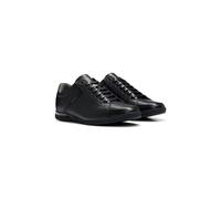 Hugo Boss Baskets Saturn Lowp en cuir Hommes – Doublure anti-odeurs – Noir 45