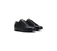 BOSS Hommes Saturn Lowp Baskets en Cuir avec Doublure Anti-odeurs
