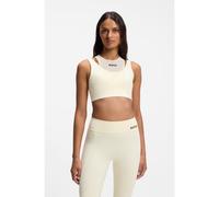 BOSS Soutien-gorge de sport Actif avec insert en mesh - Style Ekaden, 50572060 Jaune clair XS