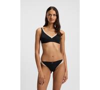 BOSS Soutien-gorge deux tons avec bretelles ajustables - Style UNLINED_B.MIRAGE, 50556262 Noir L