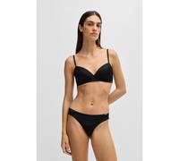 BOSS Soutien-gorge push-up avec finitions en dentelle et logo - Style TRIANGLE WAVE LACE, 50535143 Noir 90C