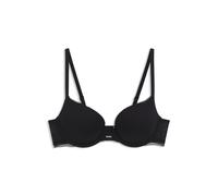 BOSS Soutien-gorge push-up en microfibre à empiècements en dentelle - Style PUSH UP_B.PURE, 50545346 Noir 95C