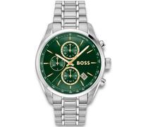 BOSS Montre Chronographe à Quartz avec Calendrier pour Homme Collection Grand Prix 44 avec Bracelet en Acier Inoxydable ou en Cuir