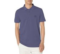 Boss Square Patch Logo Slim Fit Pique Polo Shirt, Bleu Profond, S Hommes