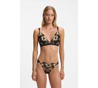BOSS String brodé avec breloque au monogramme Double B - Style DAHLIA_THONG, 50570079 Noir XS