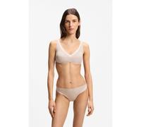 BOSS String deux tons en jersey stretch - Style THONG_B.MIRAGE, 50556244 Beige clair XS