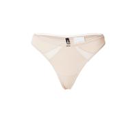 BOSS String en microfibre avec empiècements en dentelle - Style THONG_B.PURE, 50545055 Beige clair S
