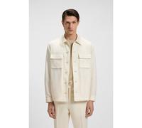 BOSS Surchemise décontractée en laine vierge - Style L-Corvin-2PP-251, 50534248 Blanc 46