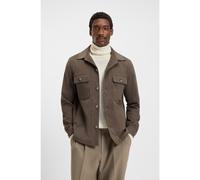 BOSS Surchemise Relaxed en coton stretch mercerisé - Style C-Carper-OS-253F, 50551684 Marron 48