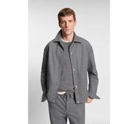 BOSS Surchemise Relaxed en flanelle stretch brossée - Style P-Craig-J-Coach-254, 50551517 Gris 44