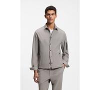 BOSS Surchemise Relaxed en tissu gaufré - Style ST_Tour Waffle L, 50554467 Gris chiné M